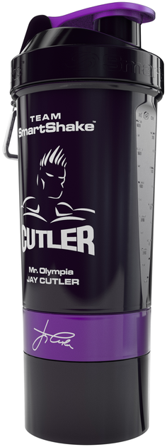 Купить Шейкер 3-х камерный SMART SHAKER SIGN JAY CUTLER 6020027 600мл  черный-фиолетовый, цена 673 ₴ —  (ID#1135321419)