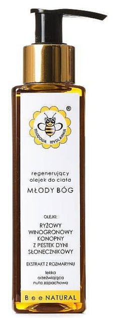 Olejek do ciała Miodowa Mydlarnia Młody Bóg 150 ml (5903636960623) - obraz 1