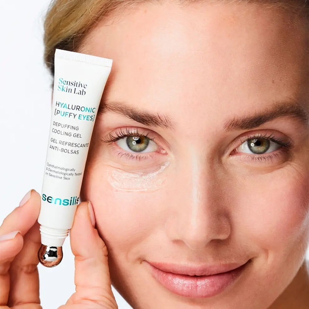Гель під очі Sensilis Hyaluronic освіжаючий проти мішків під очима 15 мл (8428749007081) - зображення 3