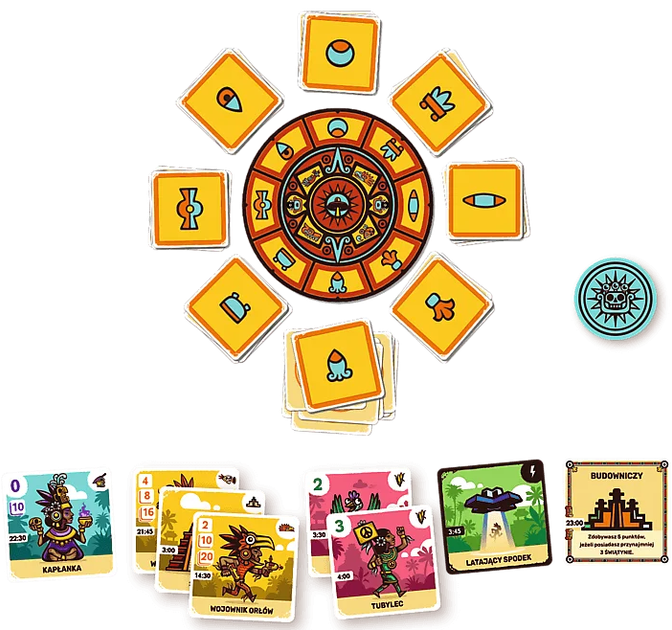 Gra planszowa Trefl Aztekowie kontra Kosmici (5900511025347) - obraz 3