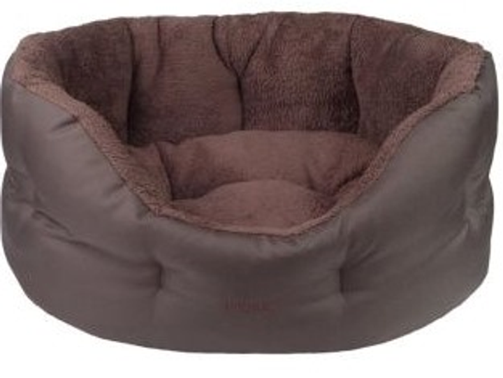 Legowisko dla psa Amiplay Aspen Colosseum L Brązowe (5907563240261) - obraz 1