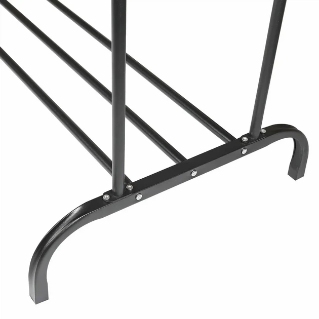 Напольная двойная вешалка для одежды Multipurpose Hanger 205 с полкой для обуви и аксессуаров металлическая - изображение 6