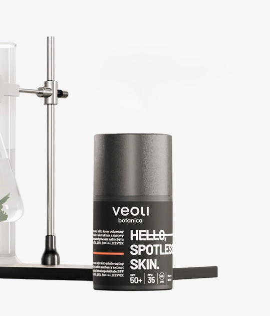 Крем для обличчя Veoli Botanica Hello, Spotless Skin Spf 50 освітлювальний від пігментації 50 мл (5907190822588) - зображення 3