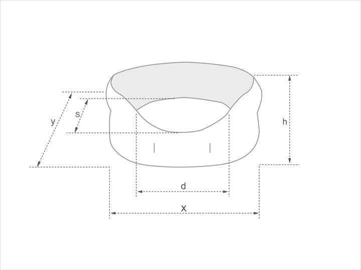 Legowisko dla psa Amiplay Aspen Colosseum L czarne (5907563240995) - obraz 3