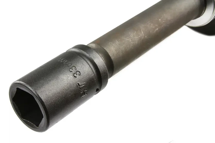 Пневмогайковерт ударный пневматический гайковерт BJC 998 Mar-Pol M80533 для шиномонтажа автомастерской СТО откручивания закручивания болтов колес автомобилей 5500 Нм 1" головки 32/33 см - Фото 4 Пневмогайковерт ударный пневматический гайковерт BJC 998 Mar-Pol M80533 для шиномонтажа автомастерской СТО откручивания закручивания болтов колес автомобилей 5500 Нм 1" головки 32/33 см - изображение 4
