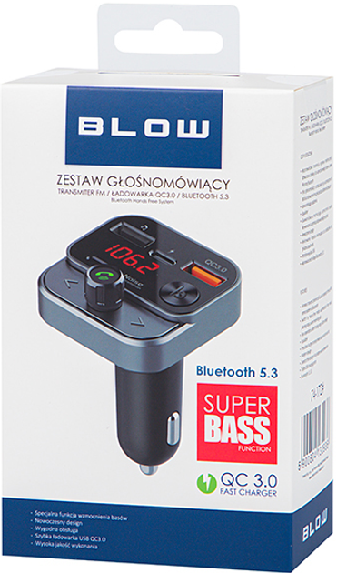 FM-трансмітер Blow 74-172 Bluetooth5.3 + QC3.0 (5900804132936) - зображення 4