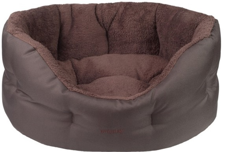 Legowisko dla psa Amiplay Aspen M brązowa (5907563240254) - obraz 1