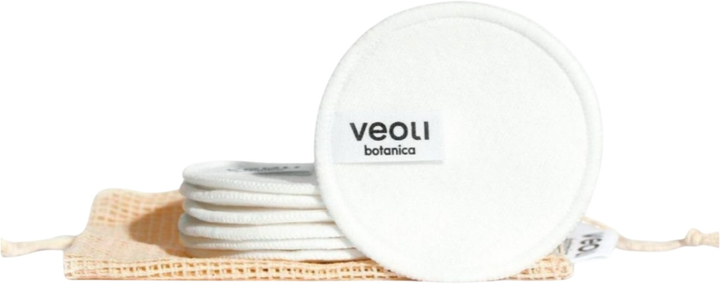 Zestaw bambusowych płatków kosmetycznych Veoli Botanica Remove & Relove wielorazowych 7 szt (5904555695054) - obraz 3