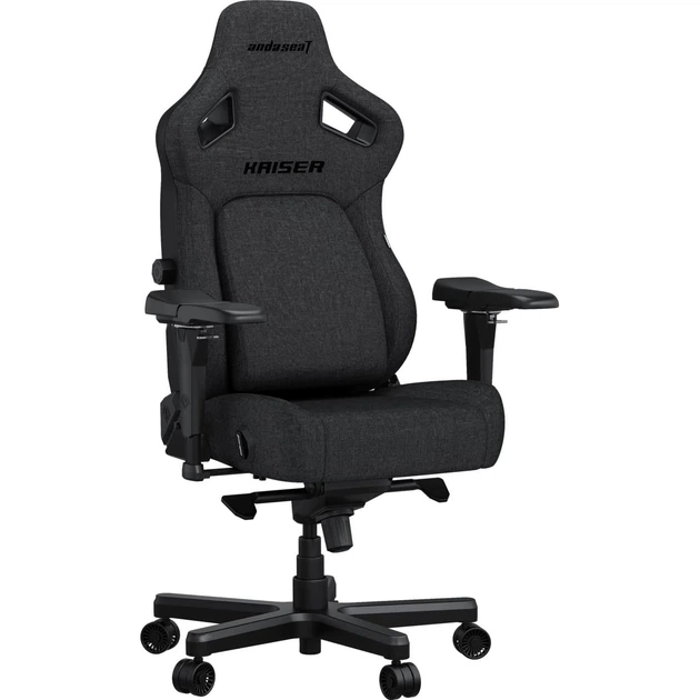 Игровое кресло Anda Seat Kaiser 4 Dark Grey Fabric Size XL (AD12YDDC-XLL-20-GB-CF) - изображение 4