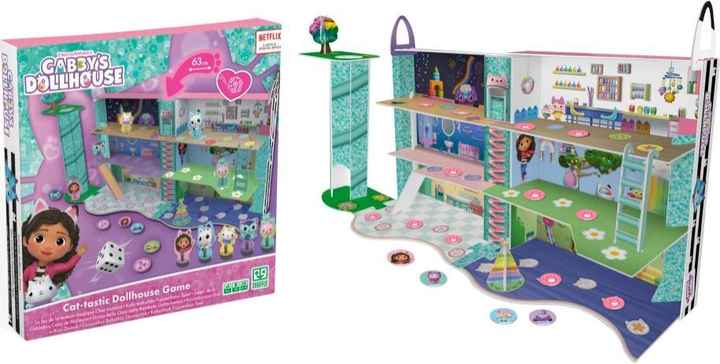 Настільна 3D гра Cartamundi Котячий будиночок Габі (5411068870804) - зображення 2