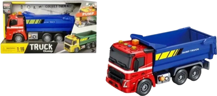 Maszyna budowlana Swede Wywrotka ze światłem i dźwiękiem Q9018 (5902496212002) - obraz 1