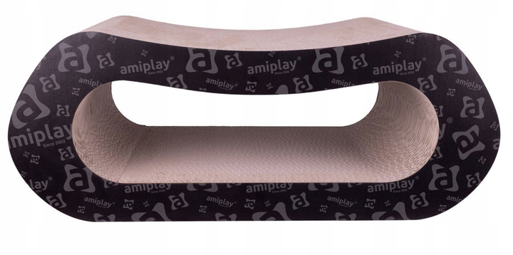 Drapak dla kota Amiplay Scratchy M Czarny (5907563315747) - obraz 1