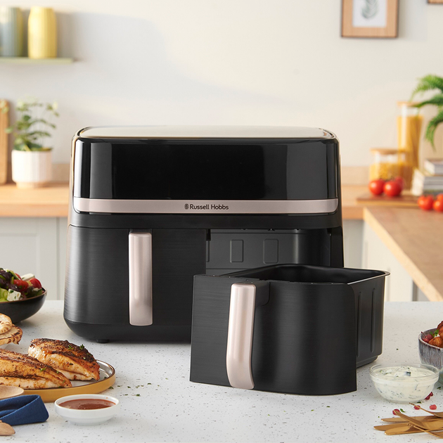 Мультипечь Russell Hobbs Satisfry Air Dual Basket Black and