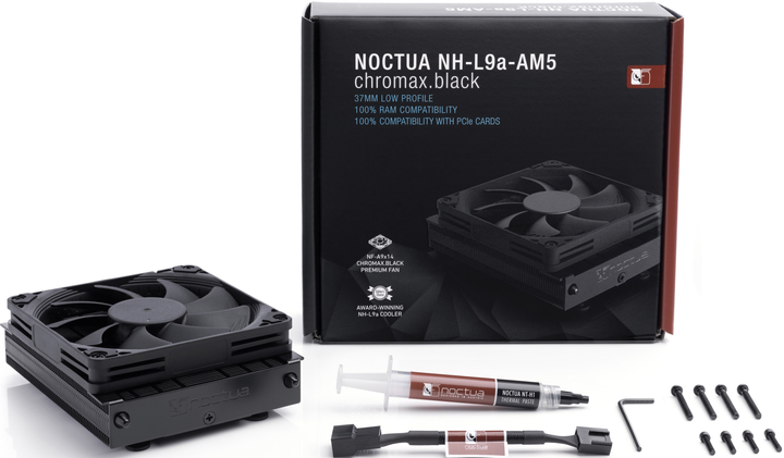 Кулер Noctua NH-L9A-AM5 chromax Black (9010018000351) - зображення 4