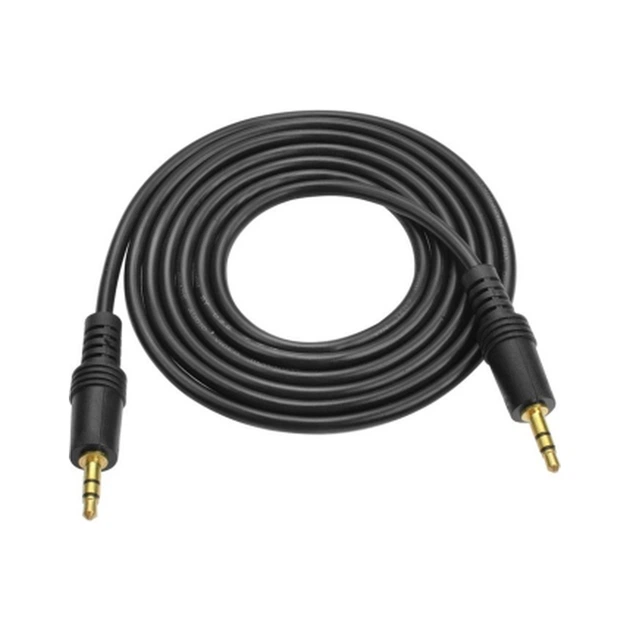 Кабель мультимедийный 3.5mm M to 3.5mm M 3.0m black Voltronic (YT-AUXGJ(M)/(M)-3.0-B) - Фото 1 Кабель мультимедийный 3.5mm M to 3.5mm M 3.0m black Voltronic (YT-AUXGJ(M)/(M)-3.0-B) - изображение 1