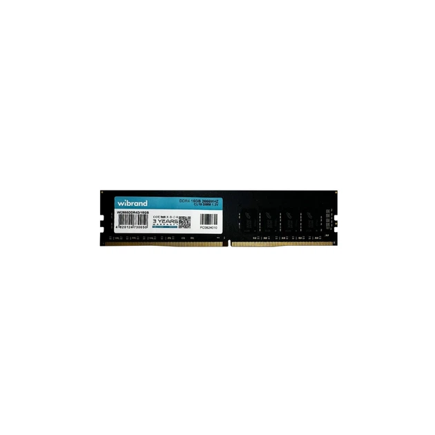 Модуль памяти для компьютера DDR4 16GB 2666 MHz Wibrand (WI2666DDR4D/16GB) - Фото 1 Модуль памяти для компьютера DDR4 16GB 2666 MHz Wibrand (WI2666DDR4D/16GB) - изображение 1