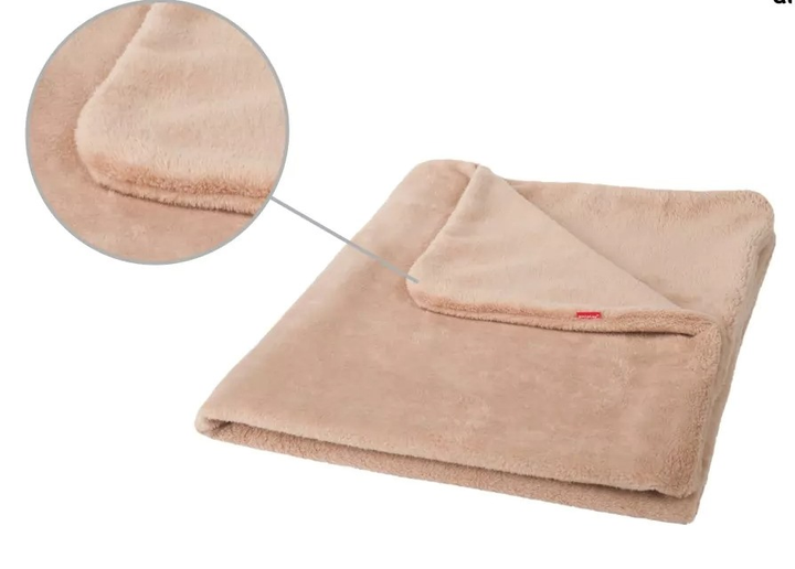 Kocyk Amiplay SCANDI dla psa i kota 90 x 75 cm beżowy (5907563248533) - obraz 2