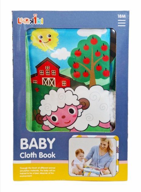 Книжечка для дітей Swede Baby Cloth Book (5902496210145) - зображення 1