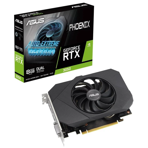 Відеокарта ASUS GeForce RTX3050 8Gb PHOENIX V2 (PH-RTX3050-8G-V2) - Фото 2 Відеокарта ASUS GeForce RTX3050 8Gb PHOENIX V2 (PH-RTX3050-8G-V2) - зображення 2