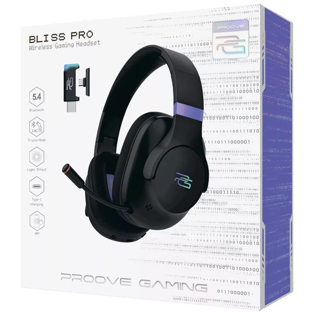 Беспроводная игровая гарнитура Proove Gaming Bliss Pro (APP) White - Фото 8 Беспроводная игровая гарнитура Proove Gaming Bliss Pro (APP) White - изображение 8