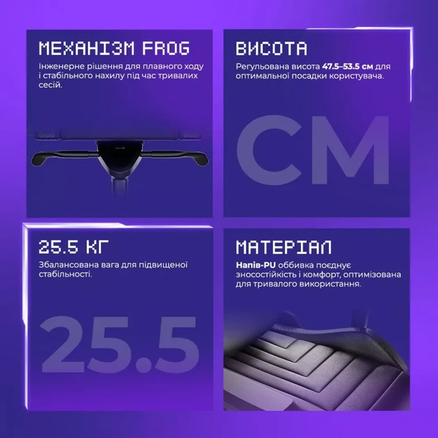 Кресло для геймеров Proove Gaming Arena black (GCRN0001001) - Фото 9 Кресло для геймеров Proove Gaming Arena black (GCRN0001001) - изображение 9