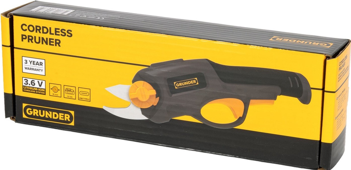Акумуляторний секатор Grunder Z0E-3.6LD-10/A - зображення 10