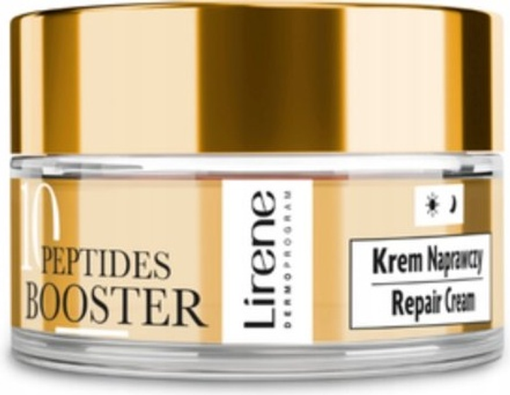 Крем для обличчя Lirene 10 Peptides Booster 70+ відновлювальний 50 мл (5900717776616) - зображення 2