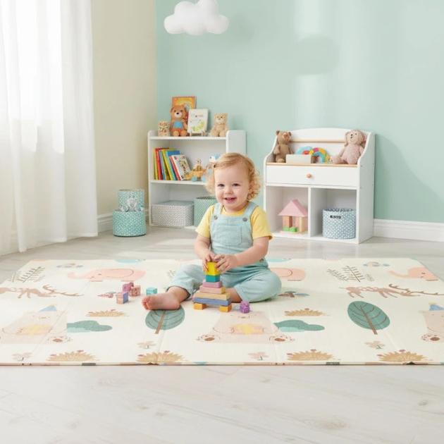 Килимок з пінопласту для дітей Iplay навчальний двосторонній складний 200 x 180 см (6958868880378) - зображення 6