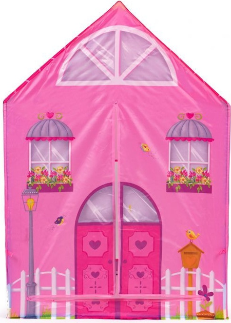 Ігровий намет Iplay Будинок з тунелем Рожевий (6958868883263) - зображення 4