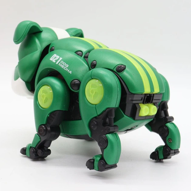 Інтерактивний бульдог Mecha Dog R11, зелений / Танцюючий робопес - Фото 3 Інтерактивний бульдог Mecha Dog R11, зелений / Танцюючий робопес - зображення 3
