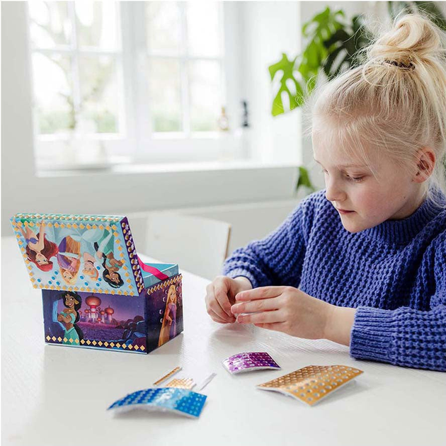 Zestaw kreatywny Totum Disney Princess do tworzenia szkatułki na biżuterię mozaikową TT045101 (8714274045101) - obraz 5