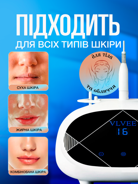 Электрокоагулятор плазменный косметологический прибор профессиональный для удаления родинок папиллом бородавок тату веснушек пигментных пятен VLVEE аппарат электро коагулятор для салона и дома - изображение 5