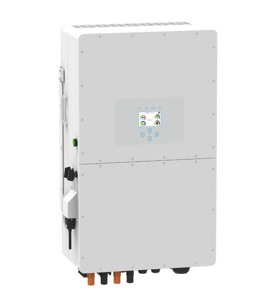 Гібридний інвертор Deye SUN-30K-SG02HP3-EU-AM3 (30 kW, 3 фази, 3 MPPT) високовольтний - Фото 1 Гібридний інвертор Deye SUN-30K-SG02HP3-EU-AM3 (30 kW, 3 фази, 3 MPPT) високовольтний - изображение 1