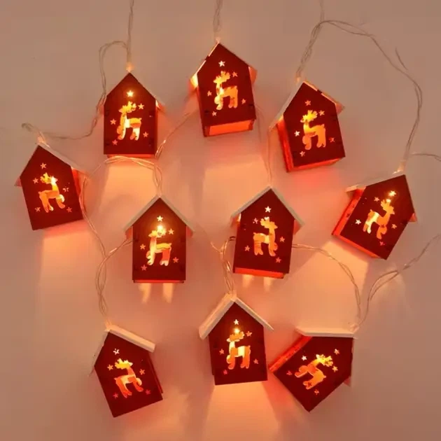 Новогодняя гирлянда 3 м 20 LED теплый белый свет USB энергосберегающие светодиоды - Фото 4 Новогодняя гирлянда 3 м 20 LED теплый белый свет USB энергосберегающие светодиоды - изображение 4
