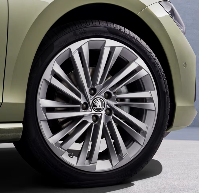 Ковпачки (заглушки) в литі диски SKODA (Шкода) NEW 56 мм Чорний