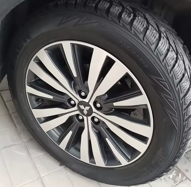 Ковпачки (заглушки) в литі диски MITSUBISHI (Мітцубісі) 60 мм Чорний-Хром CountryMan - зображення 7