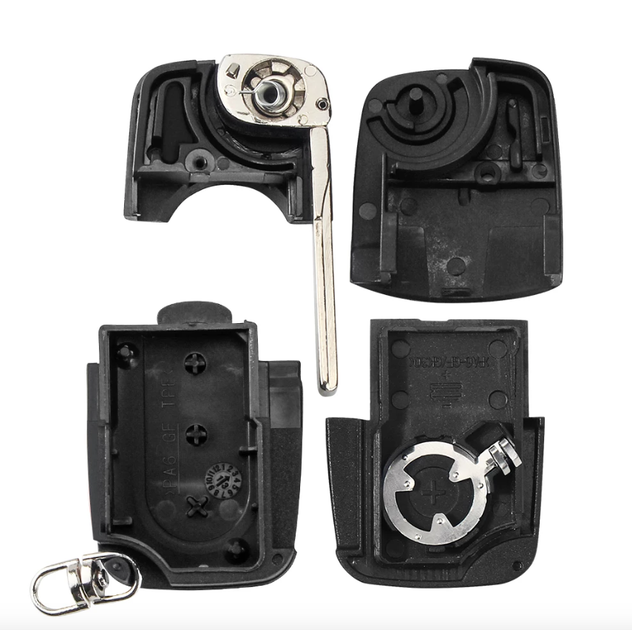 Корпус ключа для AUDI (Ауді) OLD 66x35 mm 3 кнопки (+емблема) Countryman - зображення 5