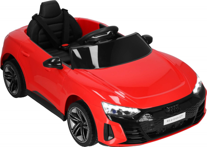 Samochód na akumulator Springos Audi z klaksonem Czerwony KC0013 (5907719483191) - obraz 2