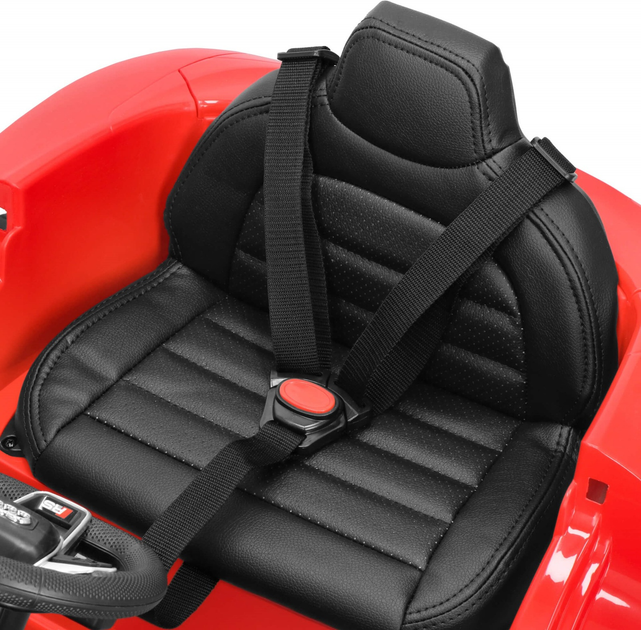 Samochód na akumulator Springos Audi z klaksonem Czerwony KC0013 (5907719483191) - obraz 17