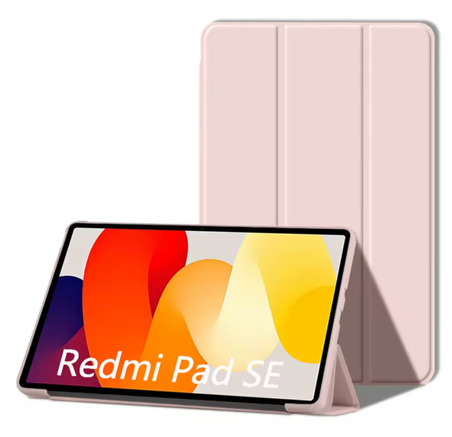Чехол-книжка DK для Xiaomi Redmi Pad SE 11" | Экокожа силикон Smart Case (pink sand) - изображение 2