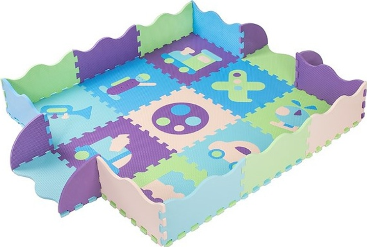 Килимок пазл Springos 90 x 90 см 77 eлементів (5907719403380) - зображення 3