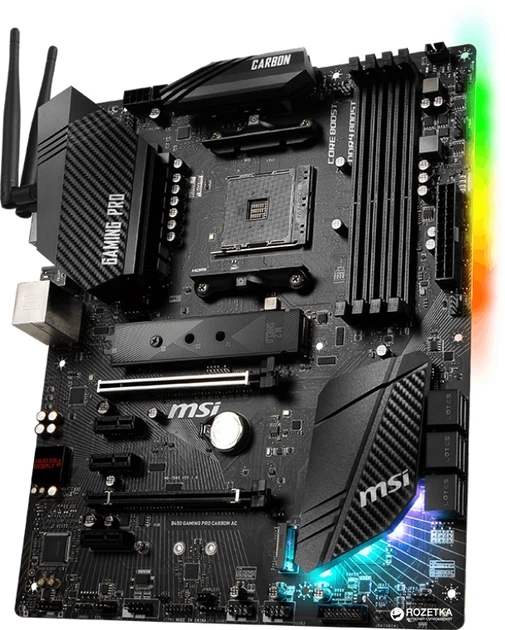 Материнская плата MSI B450 Gaming Pro Carbon AC (sAM4, AMD B450