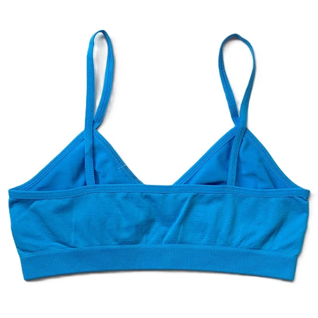 Бюстгальтер бесшовный топик Singwear W2 голубой чашка АА(0)-А(1) - изображение 2