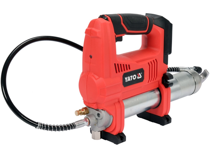 Smarownica YATO 600 cm³, akumulator. 18V, 62 MPa z giętkim aplikatorem - 76 cm (bez akumulatora) (YT-07021) - obraz 3