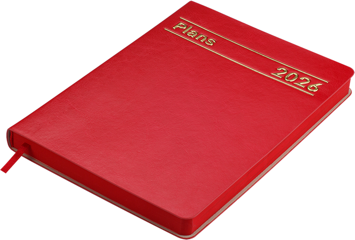 Ежедневник датированный 2026 (A5, гибкая обложка, красный) Buromax Memory BM.21151-05 - Фото 2 Ежедневник датированный 2026 (A5, гибкая обложка, красный) Buromax Memory BM.21151-05 - изображение 2