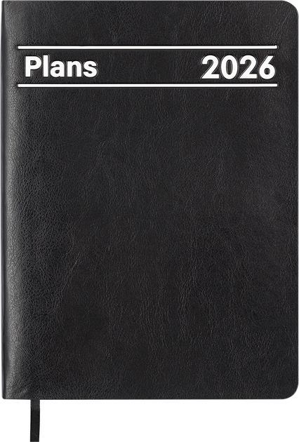 Ежедневник датированный 2026 (A5, гибкая обложка, черный) Buromax Memory BM.21151-01 - Фото 1 Ежедневник датированный 2026 (A5, гибкая обложка, черный) Buromax Memory BM.21151-01 - изображение 1