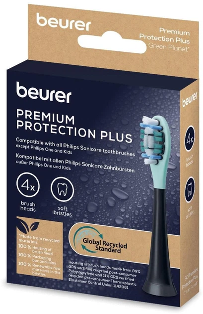 Насадки до електричної зубної щітки Beurer SC Premium Protection Plus 4x GP (4211125105235) - зображення 2