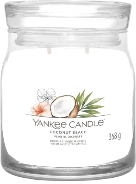Ароматична свічка Yankee Candle Coconut Beach 368 г (5038581129280) - зображення 1