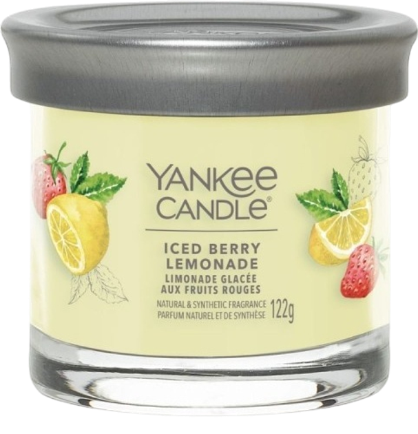 Świeca zapachowa Yankee Candle Iced Berry Lemonade 122 g (5038581155401) - obraz 1