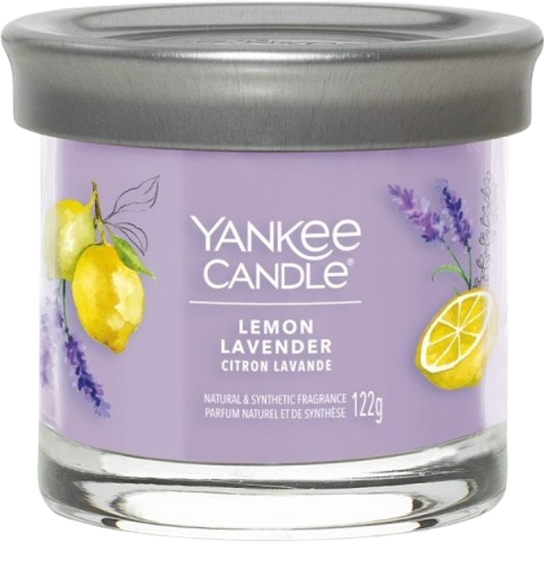 Świeca zapachowa Yankee Candle Lemon Lavender 122 g (5038581155487) - obraz 1